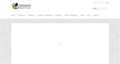 Desktop Screenshot of manukamedical.pl